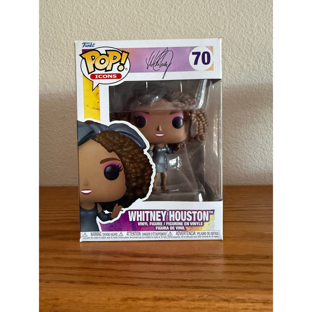 Funko Pop Icons Whitney Houston 70 Vinyl Figure How Will I Know Music Video